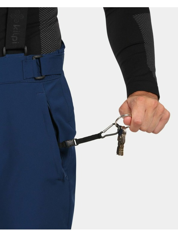 Kilpi Мъжки софтшел панталони за ски Kilpi RHEA-M Dark Blue