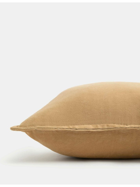 Marks & Spencer Кадифена възглавничка от чист памук Marks & Spencer в кафяво