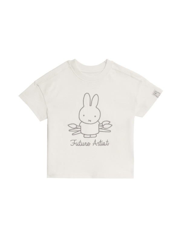 Marks & Spencer Тениска Miffy™ с висок процент памук (1–8 години) Marks & Spencer в кремаво