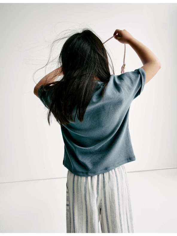 Marks & Spencer Тениска Miffy™ с висок процент памук (1–8 години) Marks & Spencer в сиво