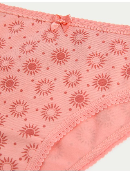 Marks & Spencer Бразилски бикини с висок процент памук и Lycra™, 5 бр. Marks & Spencer в оранжево