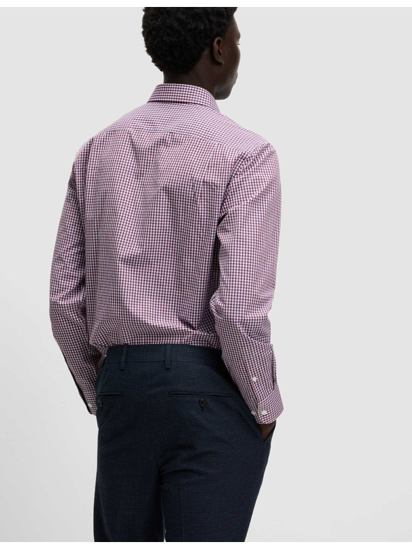 Marks & Spencer Карирани ризи с нормална кройка с лесно гладене, 2 бр. Marks & Spencer в червено