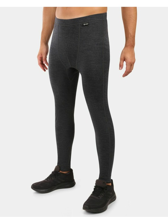 Kilpi Мъжки термо панталони от MERINO WOOL Kilpi MAVORA BOTTOM-M Черен
