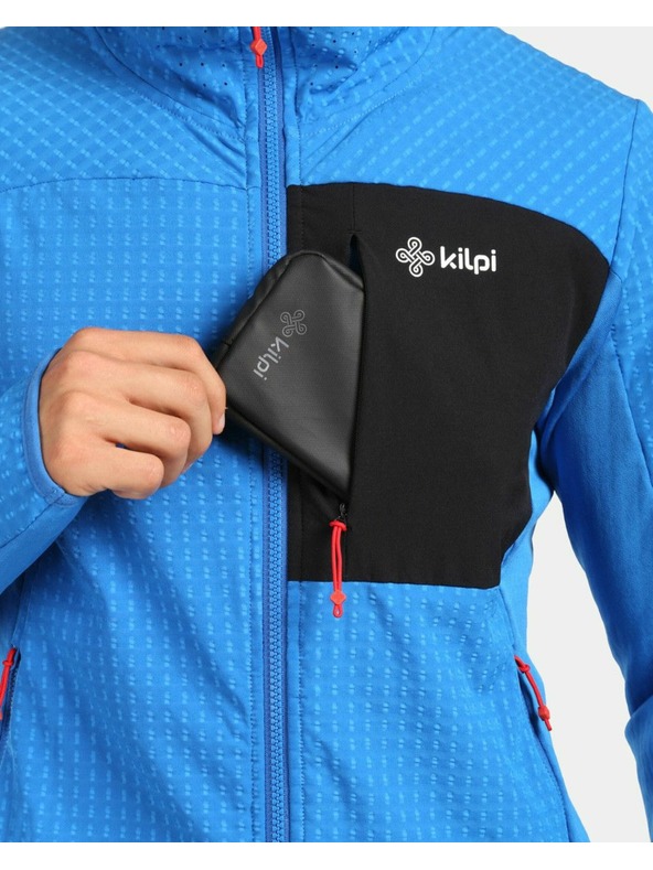 Kilpi Мъжки поларен суитшърт с качулка Kilpi FRENI-M Син