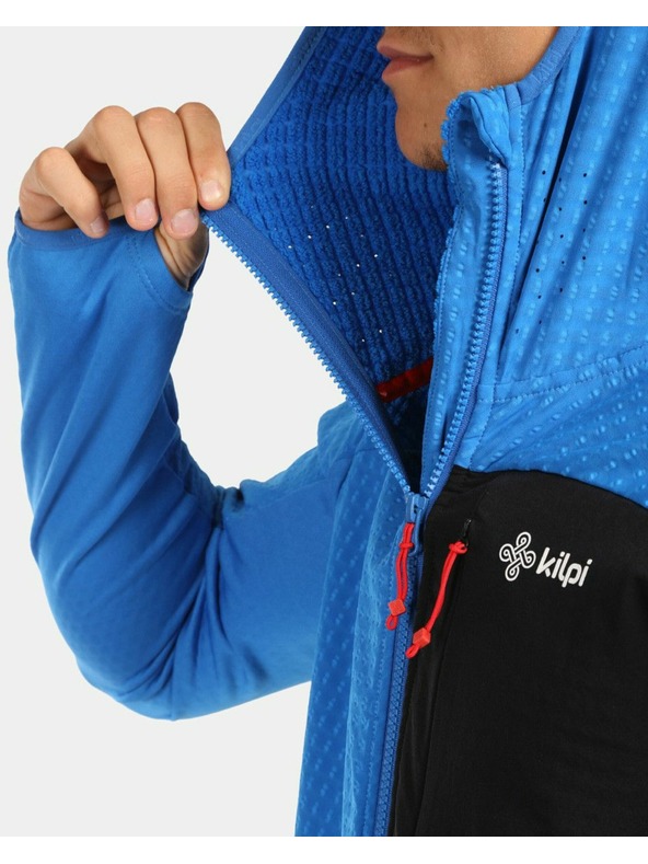 Kilpi Мъжки поларен суитшърт с качулка Kilpi FRENI-M Син