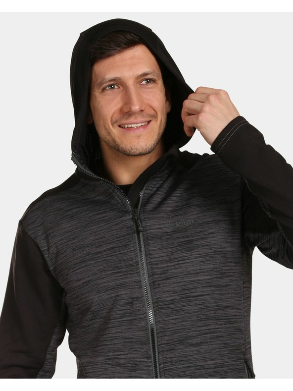 Kilpi Мъжки спортен суитшърт с качулка Kilpi SEVELEN-M Черен
