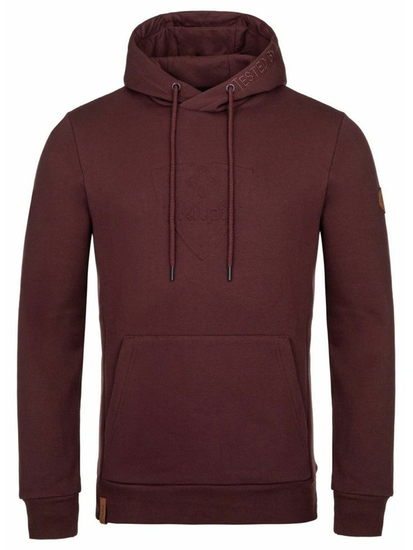 Kilpi Мъжки суитшърт Kilpi ODISEA-M Тъмночервен
