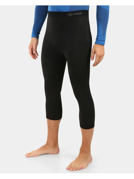 Kilpi Мъжки безшевни 3/4 термо панталони Kilpi NIELO-M Черен