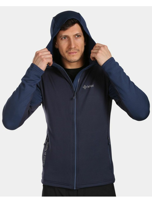 Kilpi Мъжки спортен суитшърт с качулка Kilpi SEVELEN-M Тъмно синьо