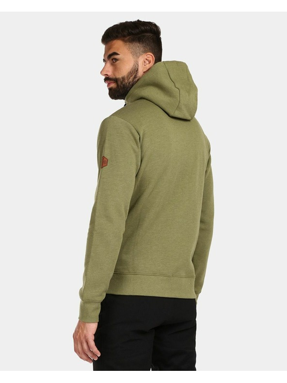 Kilpi Мъжки памучен суитшърт Kilpi PREDA-M Зелен