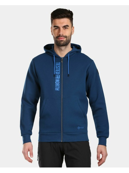 Kilpi Мъжка памучна качулка Kilpi AVILA-M Тъмно синьо