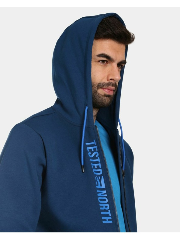 Kilpi Мъжка памучна качулка Kilpi AVILA-M Тъмно синьо