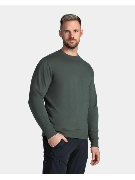 Kilpi Мъжки памучен суитшърт Kilpi OIRAN-M Тъмно зелен