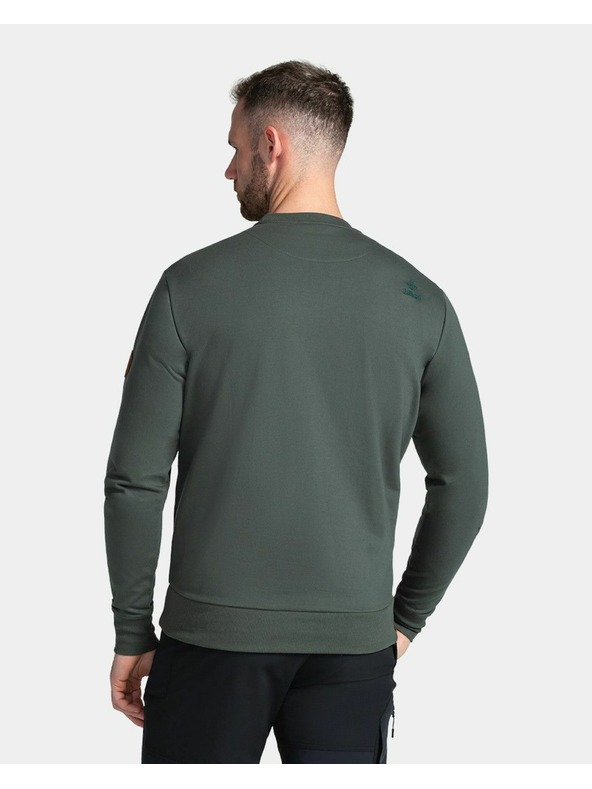 Kilpi Мъжки памучен суитшърт Kilpi OIRAN-M Тъмно зелен