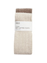 Marks & Spencer Комплект 2 бр. плетени чорапогащи с плетен модел и висок процент памук (2–14 години) Marks & Spencer кремав