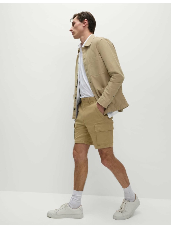 Marks & Spencer Еластични карго шорти Marks & Spencer кафяви