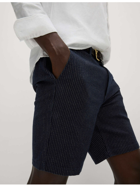 Marks & Spencer Chino шорти с частично еластична талия Marks & Spencer тъмносини