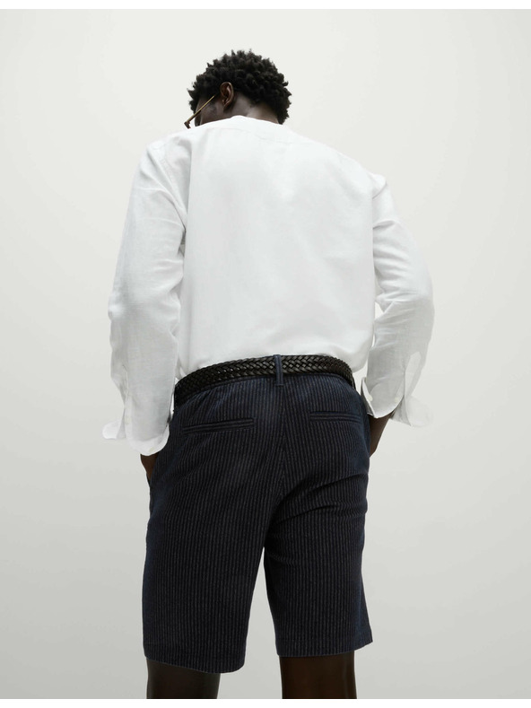 Marks & Spencer Chino шорти с частично еластична талия Marks & Spencer тъмносини