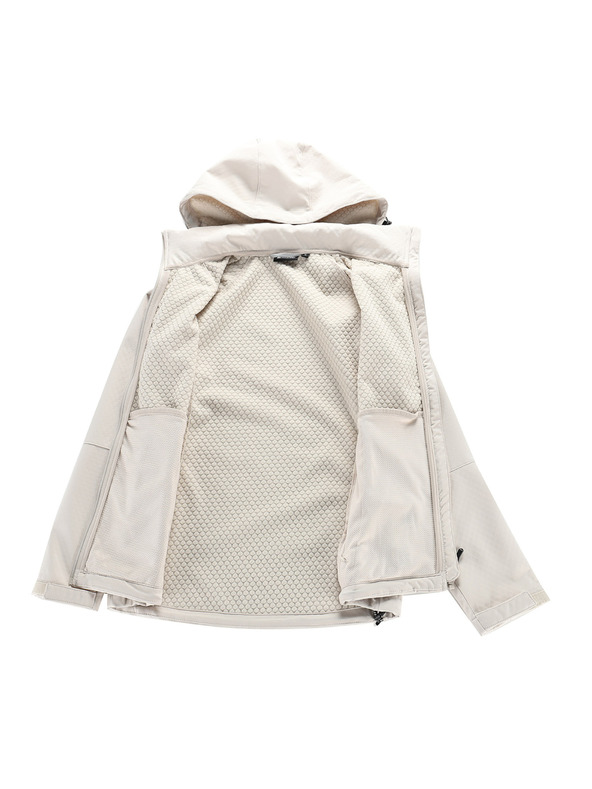 ALPINE PRO Дамско софтшел яке с DWR обработка ALPINE PRO HOORA moonbeam