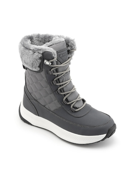 ALPINE PRO Дамски зимни обувки с водоустойчивост ALPINE PRO ARONA dk.true gray