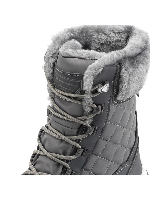 ALPINE PRO Дамски зимни обувки с водоустойчивост ALPINE PRO ARONA dk.true gray