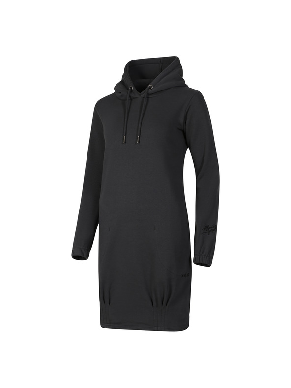 ALPINE PRO Дамска памучна рокля ALPINE PRO LORRA dk.true gray