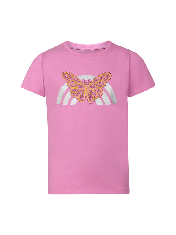 ALPINE PRO Детска памучна тениска ALPINE PRO SUMEKO cyclamen вариант pb