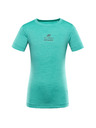 ALPINE PRO Детска бързосъхнеща тениска ALPINE PRO BASIKO pastel perf green