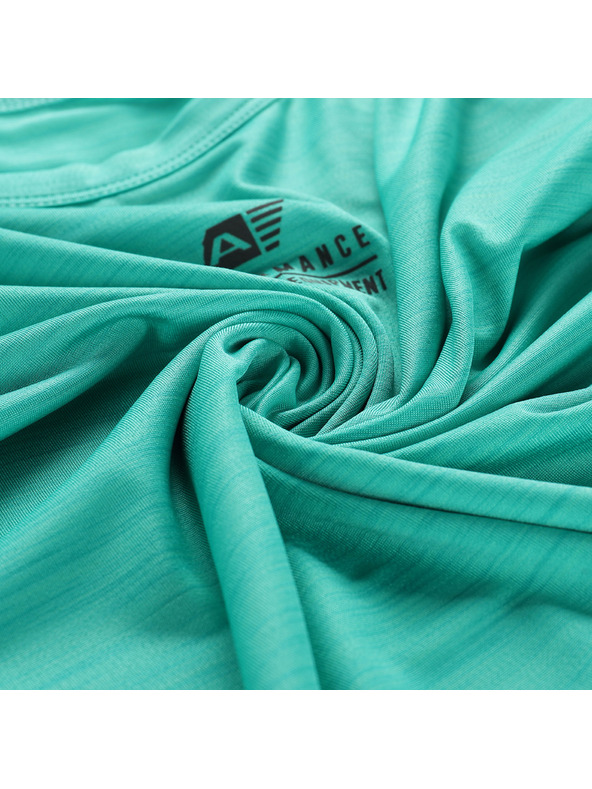 ALPINE PRO Детска бързосъхнеща тениска ALPINE PRO BASIKO pastel perf green
