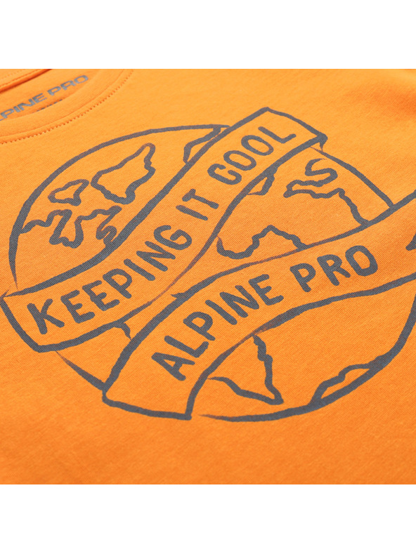 ALPINE PRO Детска тениска от органичен памук ALPINE PRO ECOMO 2 autumn maple вариант pc