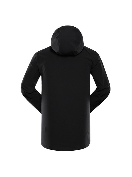 ALPINE PRO Мъжко яке с DWR обработка ALPINE PRO ANUK черно