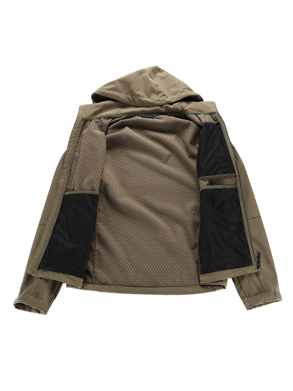 ALPINE PRO Мъжко софтшел яке с мембрана ALPINE PRO HOOR сиво