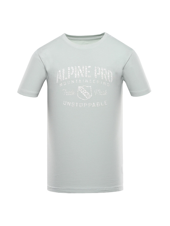 ALPINE PRO Мъжка памучна тениска ALPINE PRO SUMEK pale aqua вариант pa