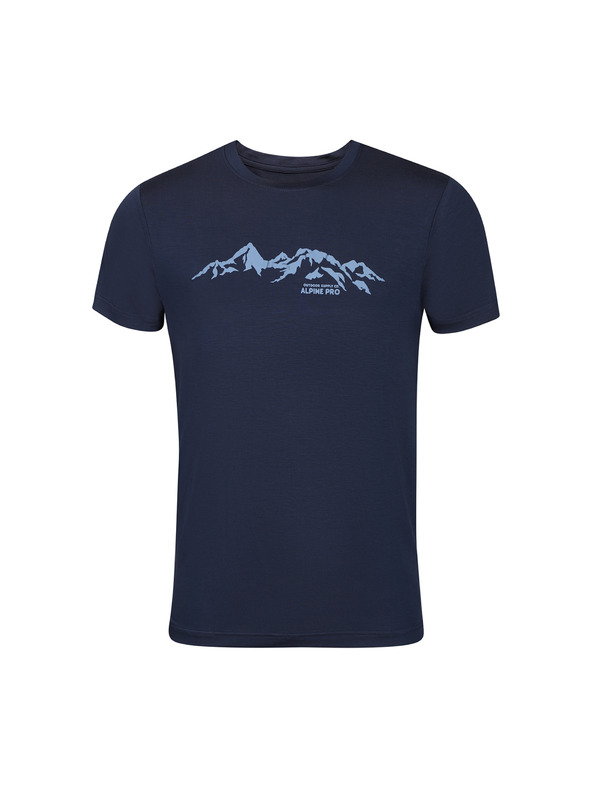 ALPINE PRO Мъжка функционална тениска с антибактериална обработка ALPINE PRO LYOR moonlit ocean вариант pa