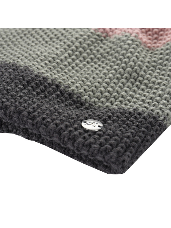 ALPINE PRO Зимна шапка с помпон ALPINE PRO DELORE shadow