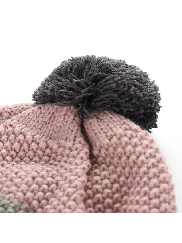 ALPINE PRO Зимна шапка с помпон ALPINE PRO DELORE shadow