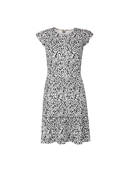 NAX Дамска лятна рокля nax NAX ADEGA тъмно сиво