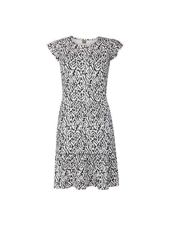 NAX Дамска лятна рокля nax NAX ADEGA тъмно сиво