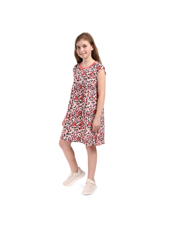 NAX Детска лятна рокля nax NAX LOFO джорджия праскова