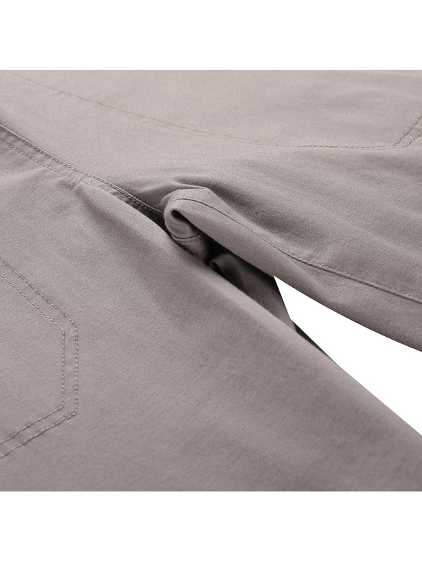 ALPINE PRO Дамски памучни панталони ALPINE PRO ZAMENA driftwood