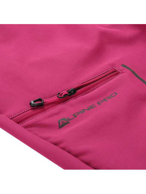 ALPINE PRO Дамски софтшел капри панталони ALPINE PRO WEDERA 2 fuchsia red