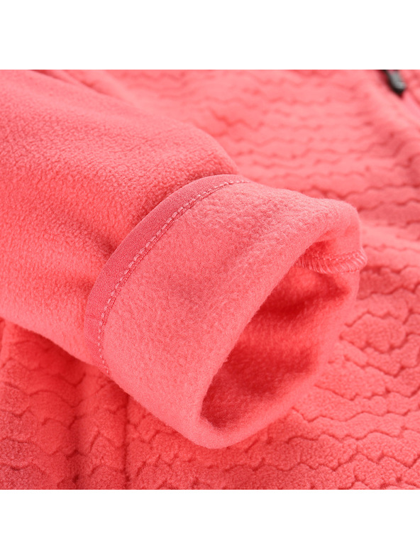 ALPINE PRO Дамски топъл суитшърт от микрофлийс ALPINE PRO SIUSA 3 calypso coral