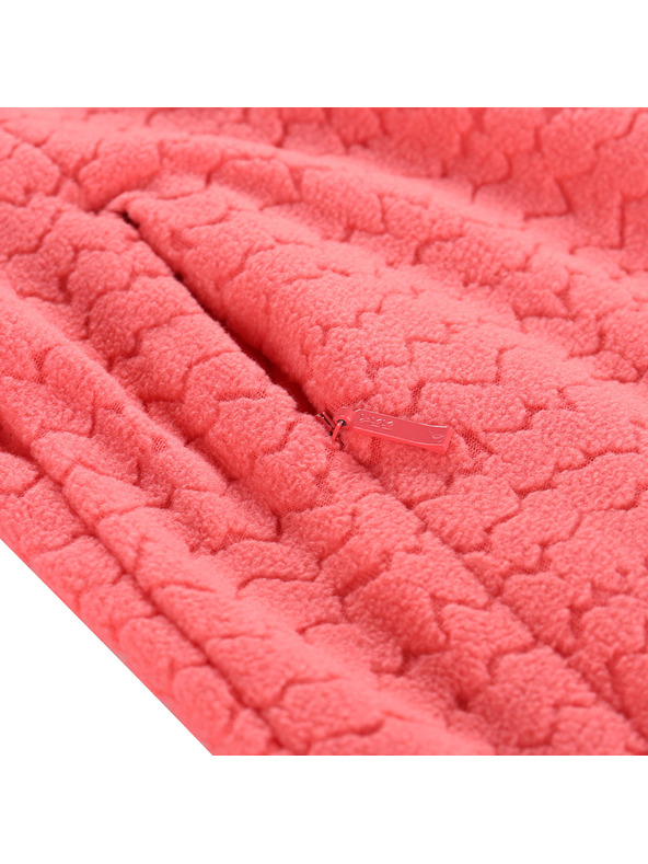 ALPINE PRO Дамски топъл суитшърт от микрофлийс ALPINE PRO SIUSA 3 calypso coral