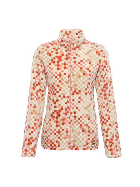 ALPINE PRO Дамски флийс суитшърт със суправарм ALPINE PRO EFLINA tawny orange varianta pc