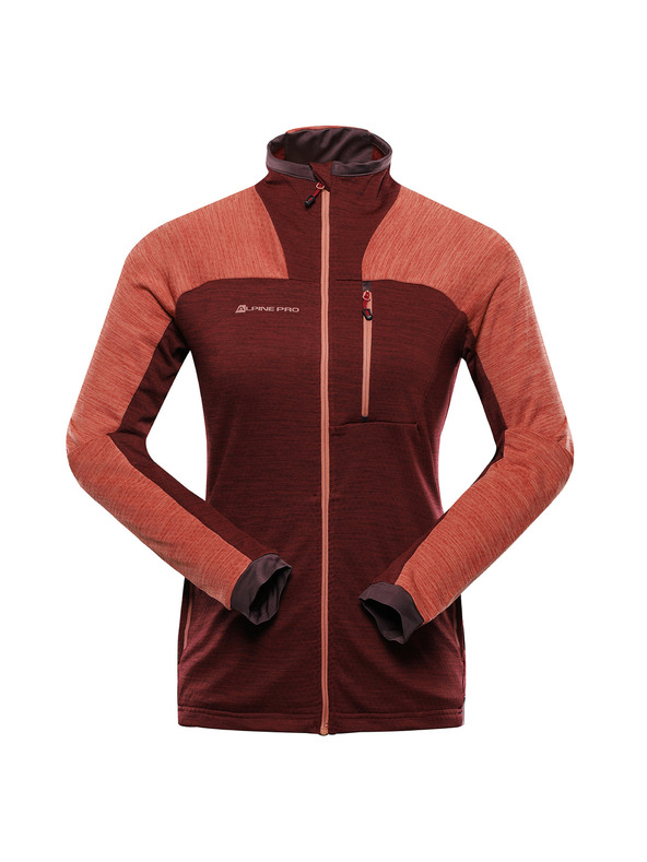 ALPINE PRO Дамски бързосъхнещ суитшърт ALPINE PRO ONNECA 3 tawny orange