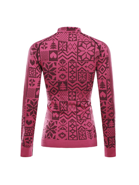 ALPINE PRO Дамско функционално бельо - тениска ALPINE PRO SEAMA fuchsia fedora