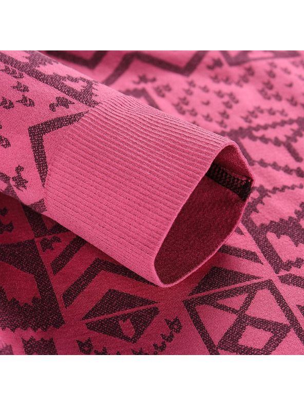 ALPINE PRO Дамско функционално бельо - тениска ALPINE PRO SEAMA fuchsia fedora