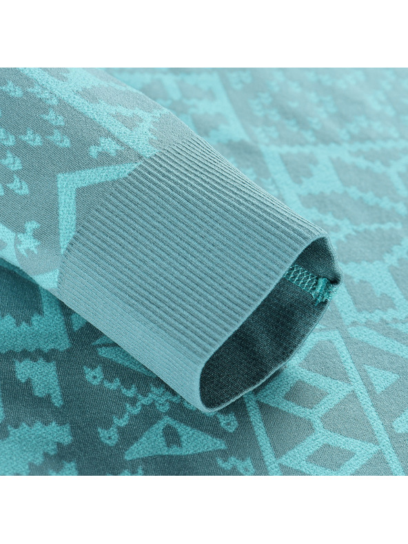 ALPINE PRO Дамско функционално бельо - тениска ALPINE PRO SEAMA teal