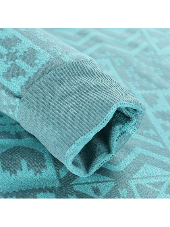 ALPINE PRO Дамско функционално бельо - тениска ALPINE PRO SEAMA teal