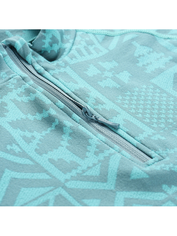 ALPINE PRO Дамско функционално бельо - тениска ALPINE PRO SEAMA teal